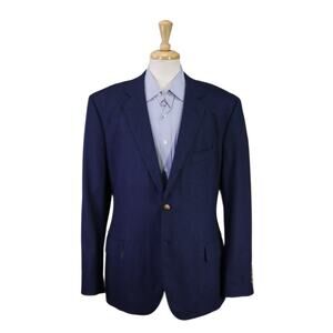 Vineyard Vines Mens Blue Donegal Tweed Wool Sportcoat Blazer 42R